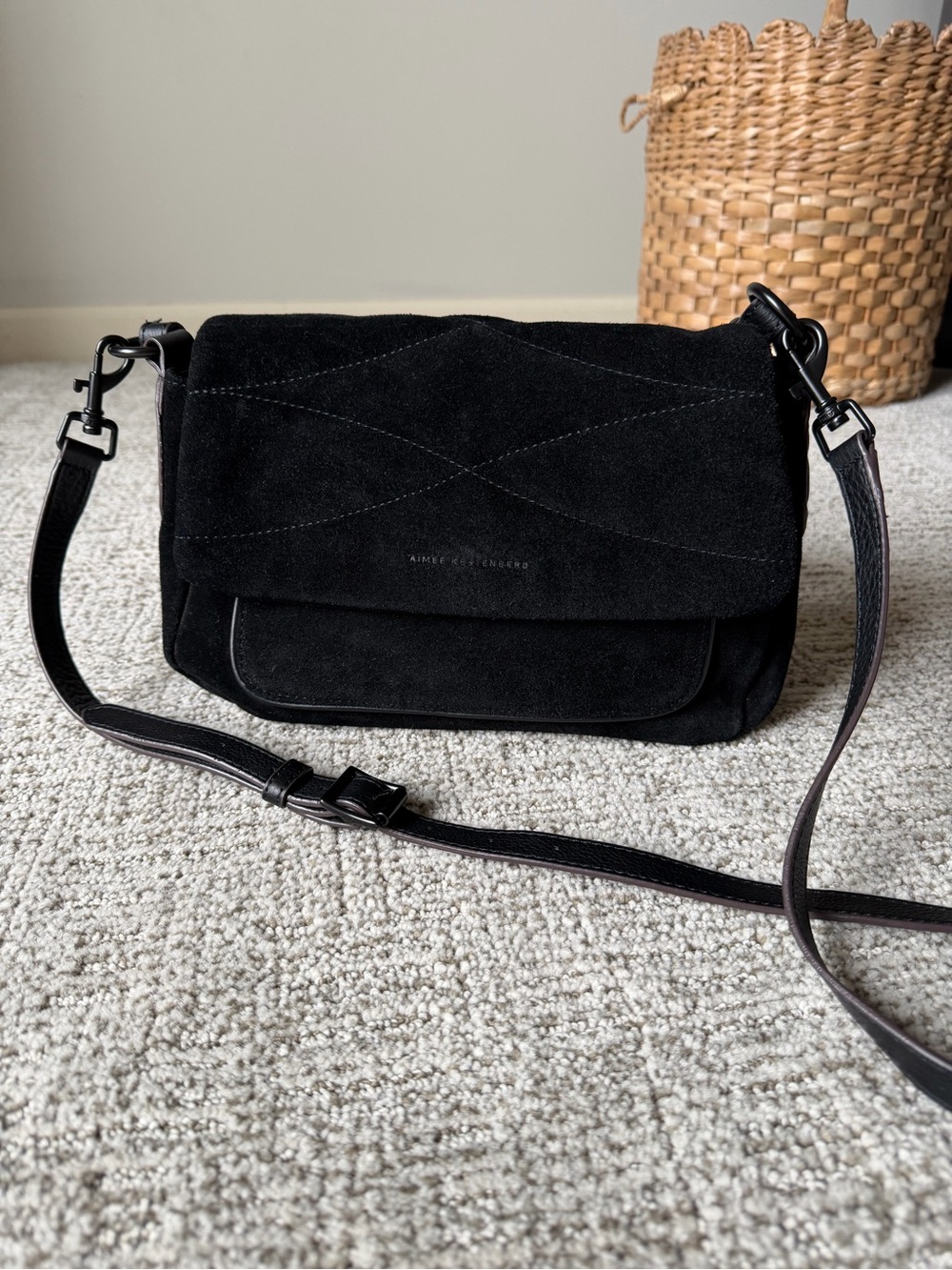 Aimee Kestenberg Peace of Me Leather Shoulder Bag Purse